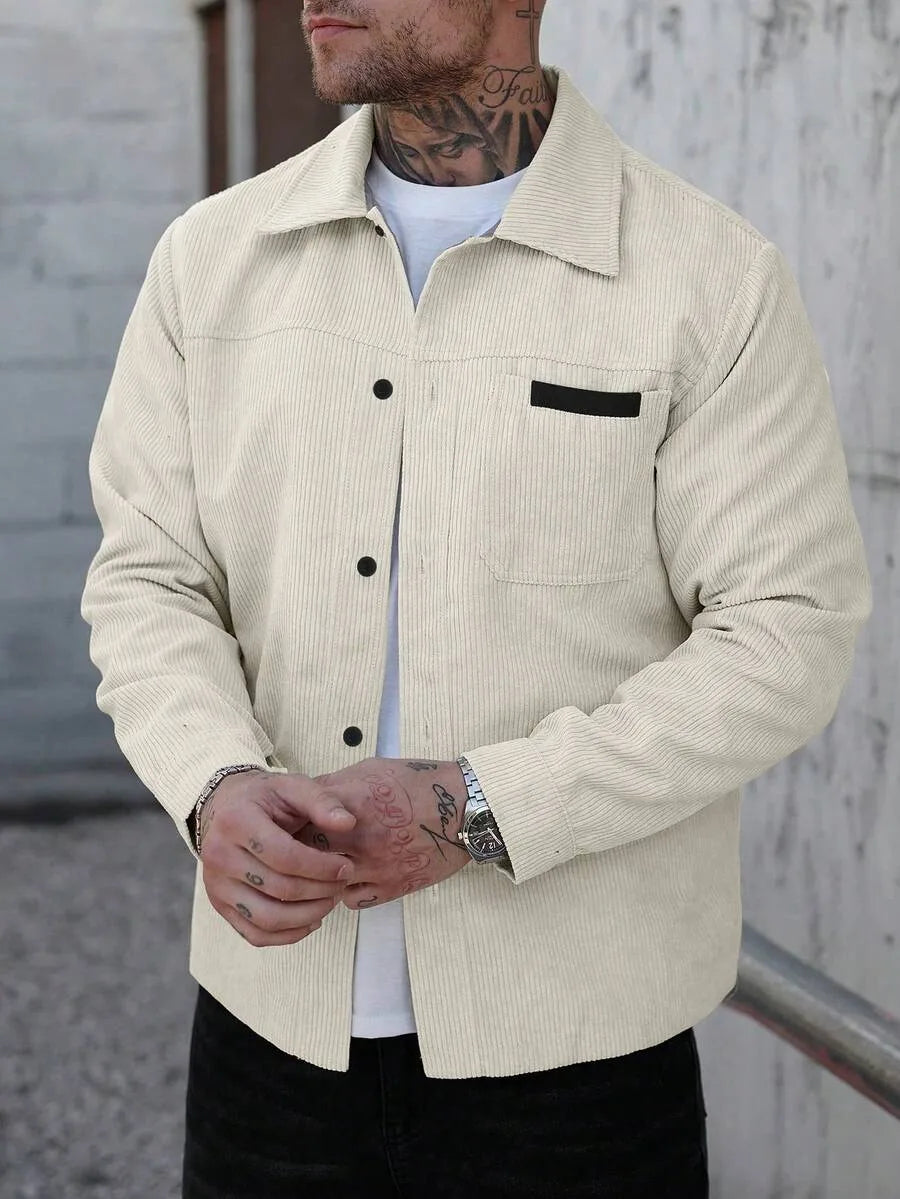Overshirt met borstzak