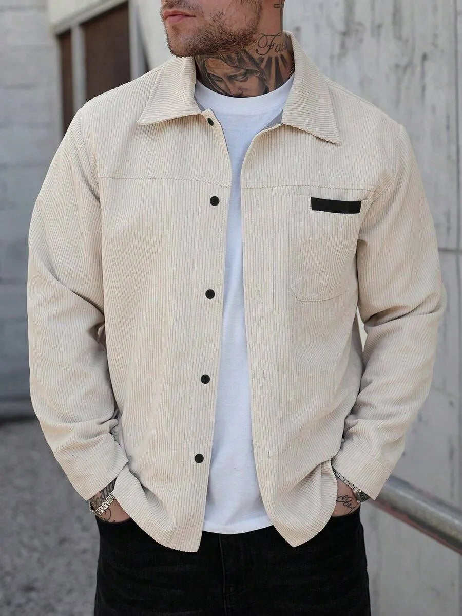 Overshirt met borstzak