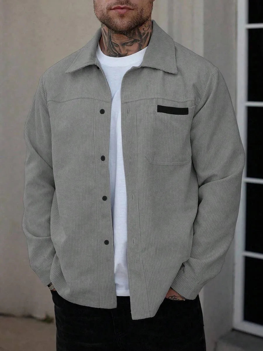 Overshirt met borstzak