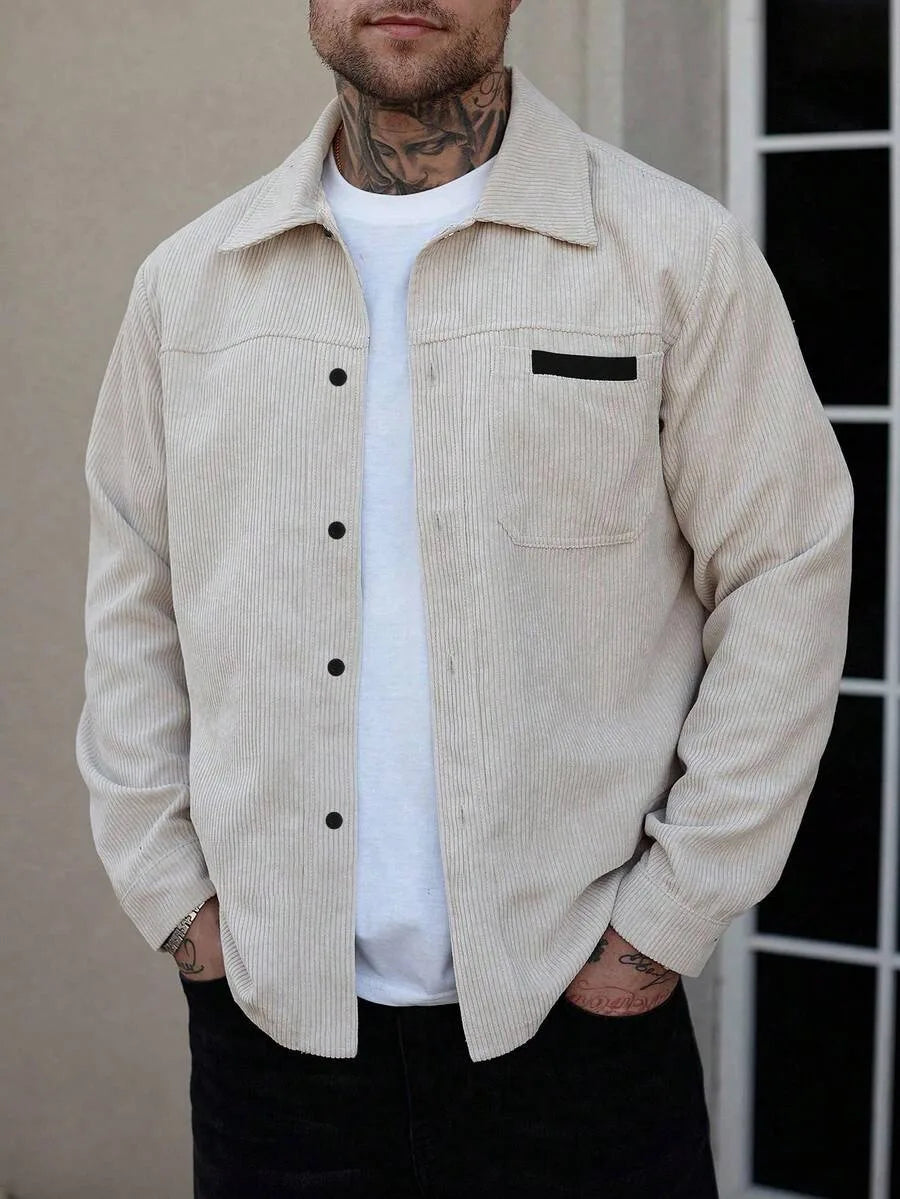 Overshirt met borstzak