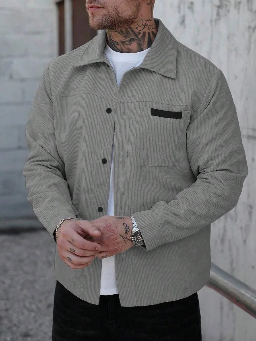 Overshirt met borstzak