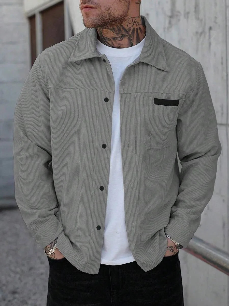 Overshirt met borstzak