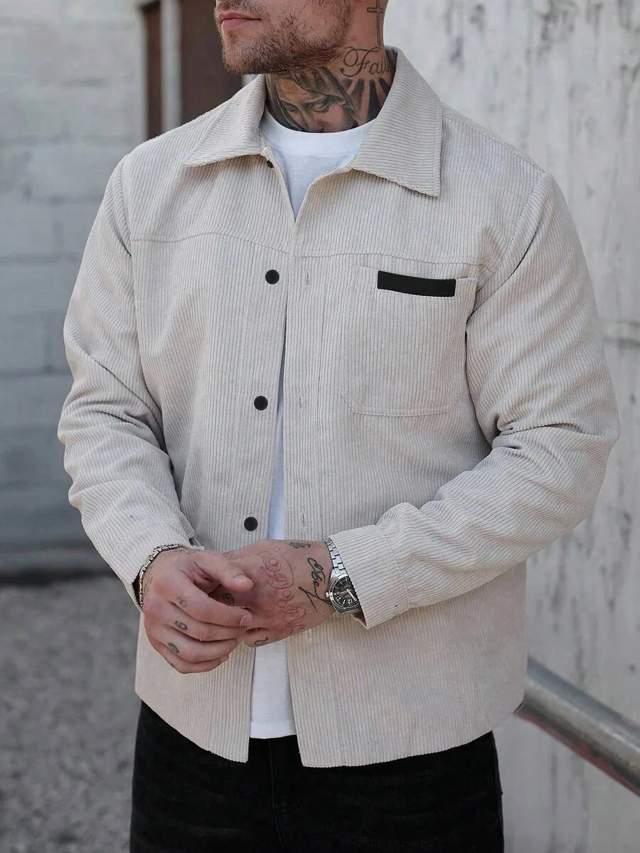 Overshirt met borstzak