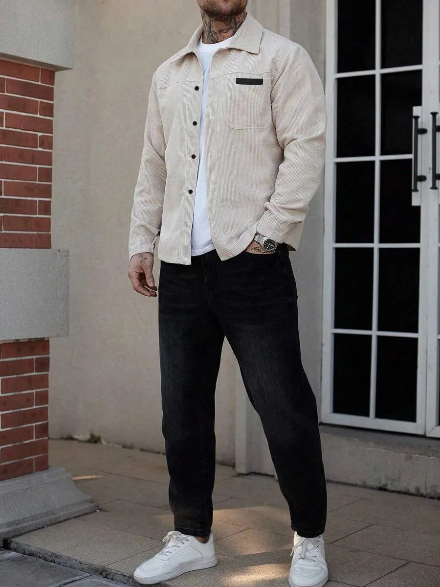 Overshirt met borstzak