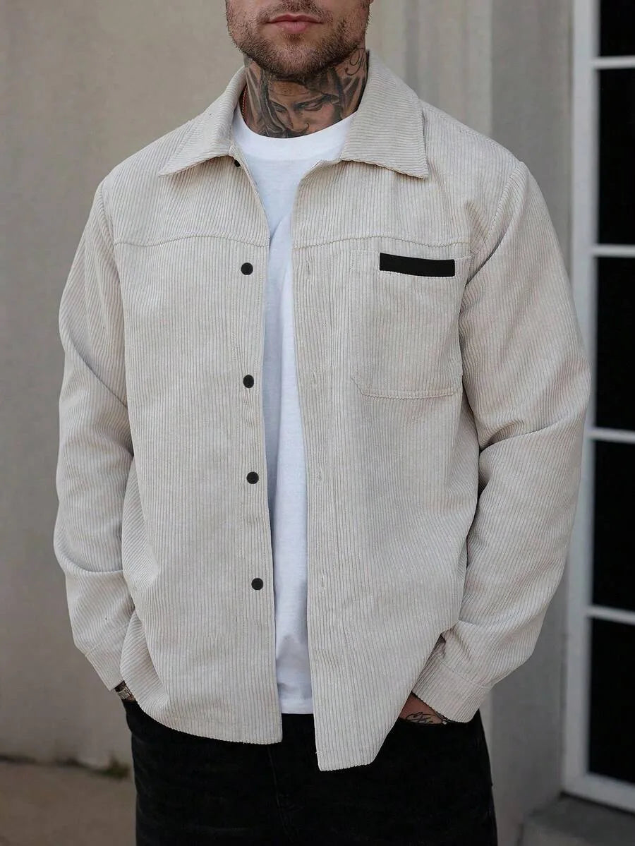 Overshirt met borstzak