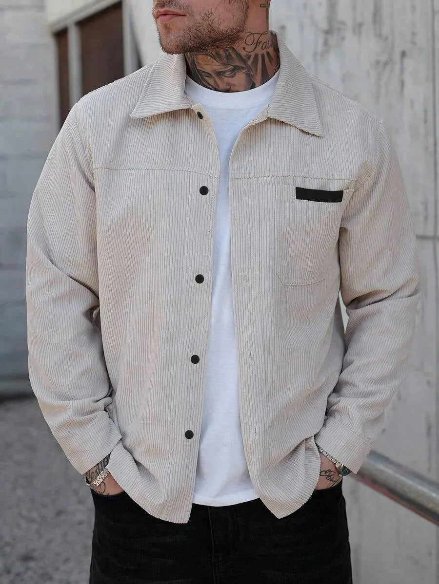 Overshirt met borstzak