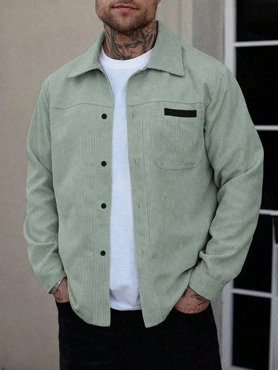 Overshirt met borstzak