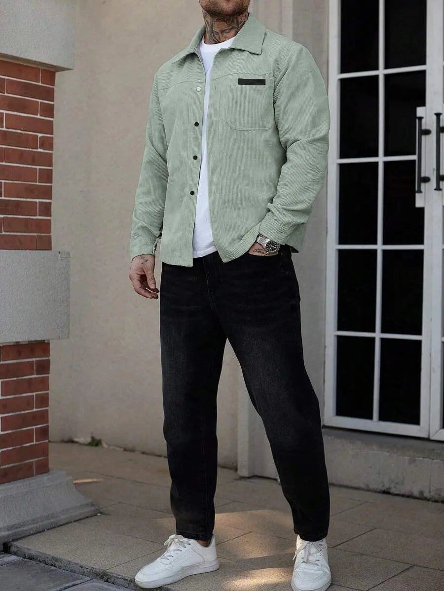 Overshirt met borstzak