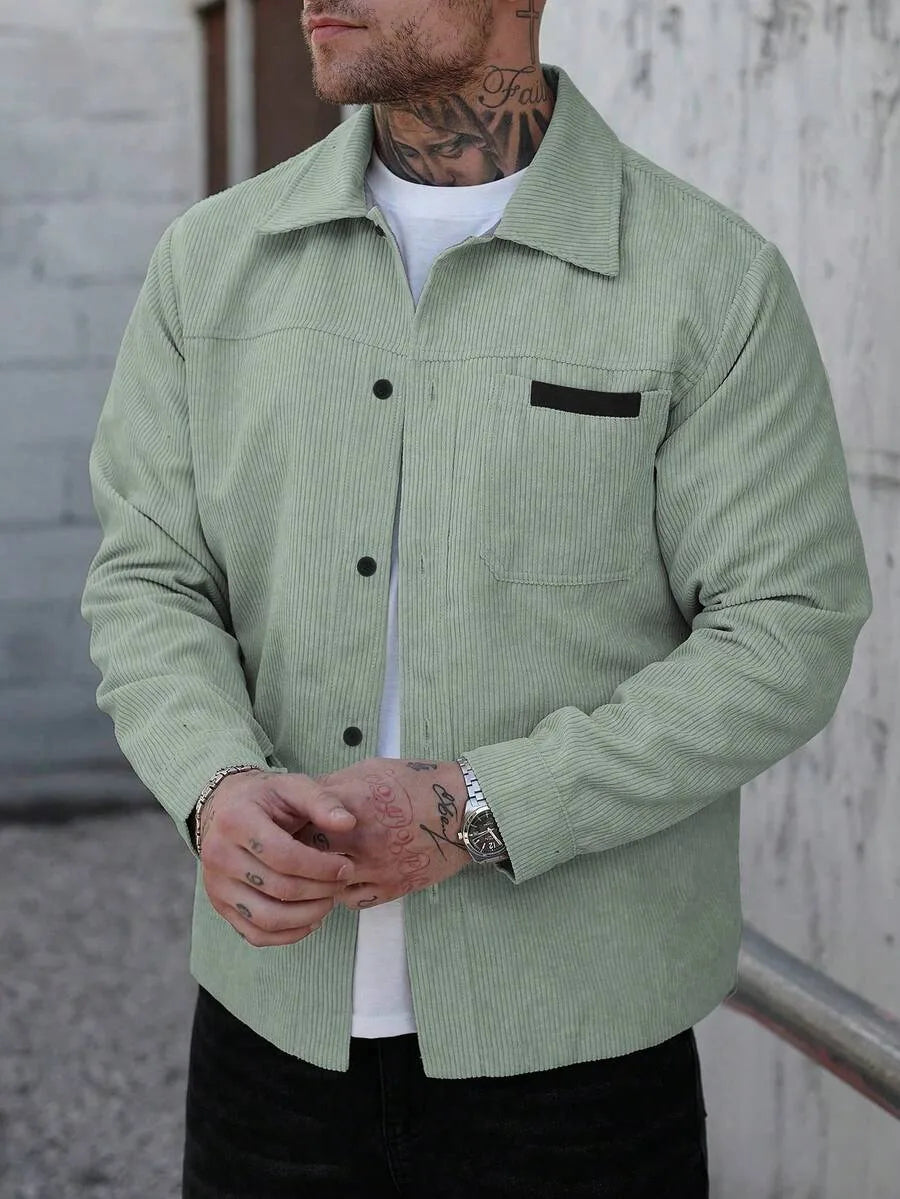 Overshirt met borstzak