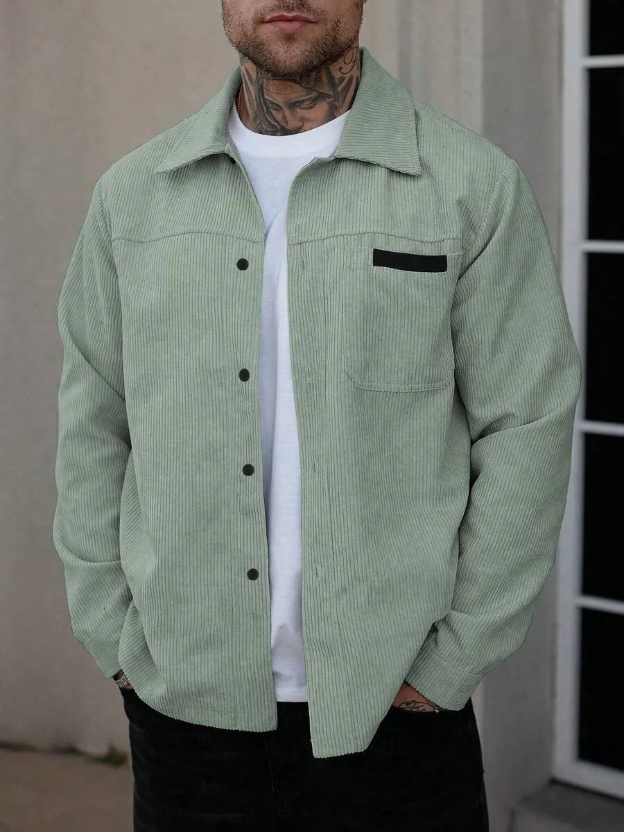 Overshirt met borstzak
