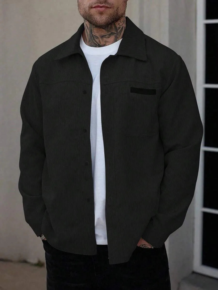 Overshirt met borstzak