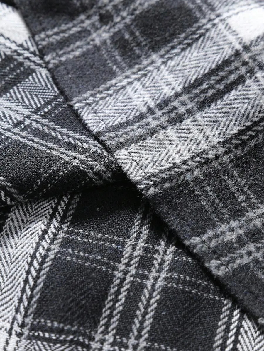 Overshirt met plaid patroon