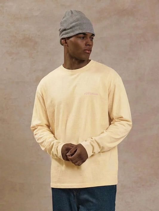 Oversized longsleeve met graphic print
