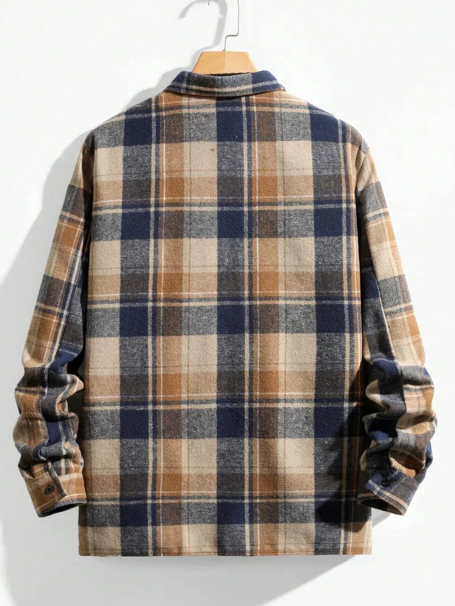 Overshirt met plaid patroon