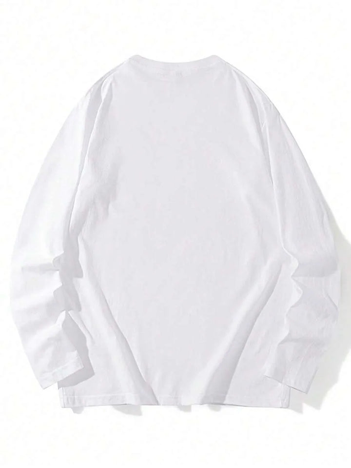 Oversized T-shirt met lange mouwen
