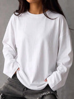 Oversized T-shirt met lange mouwen