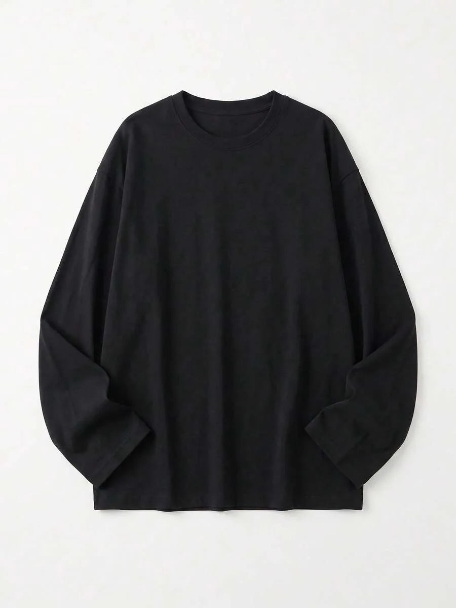 Oversized T-shirt met lange mouwen