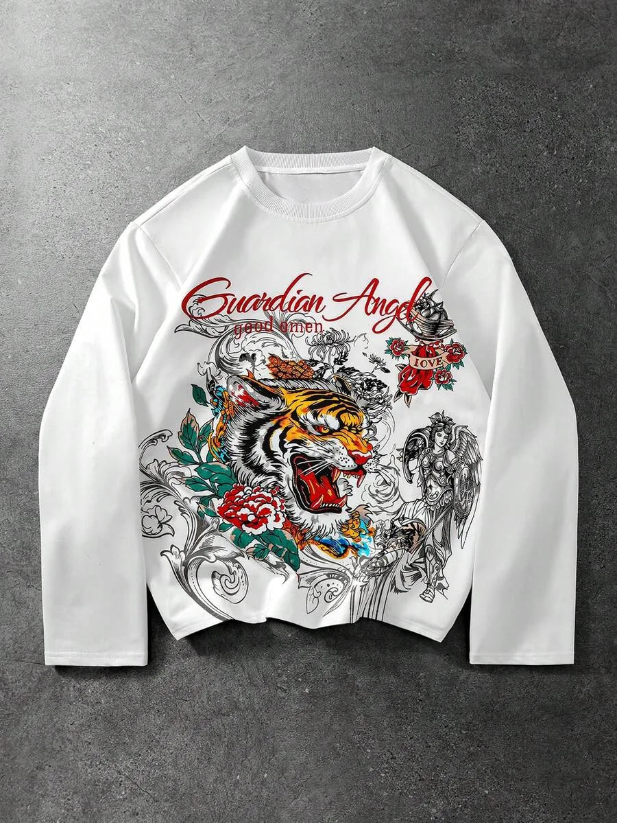 Longsleeve met graphic print