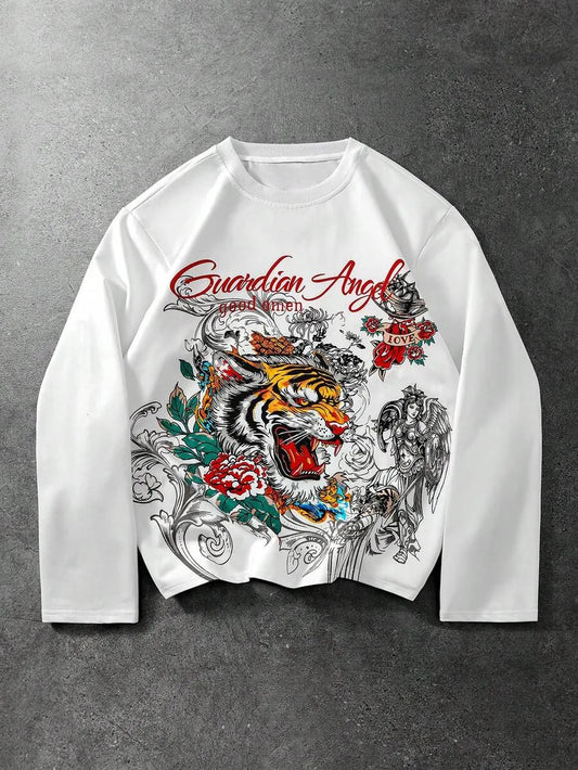 Longsleeve met graphic print