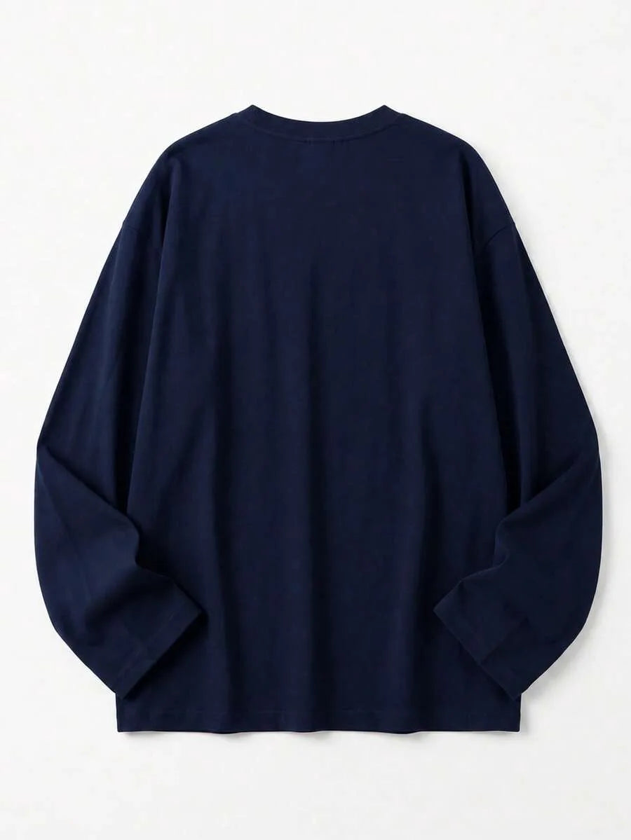 Oversized T-shirt met lange mouwen