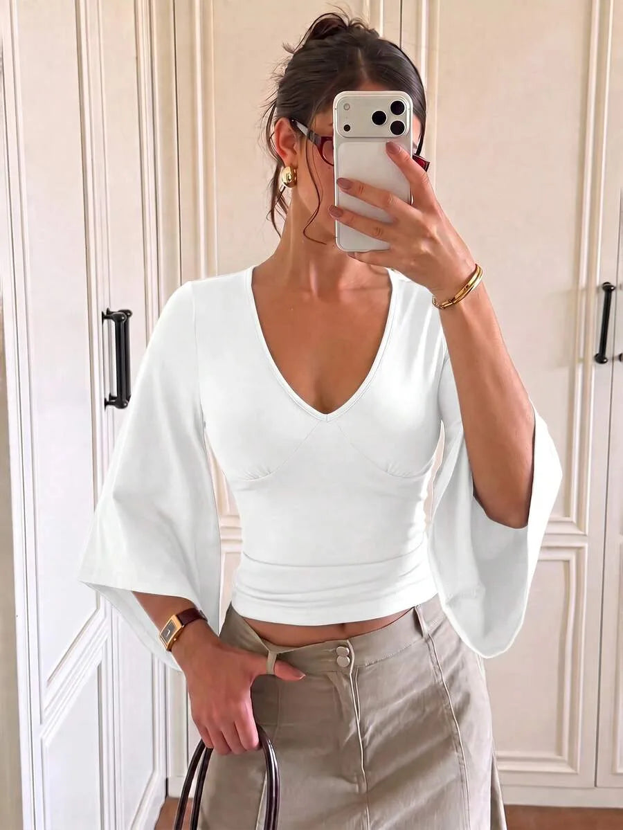 Slim fit crop top
