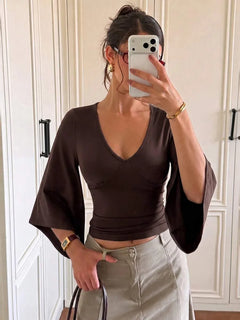 Slim fit crop top