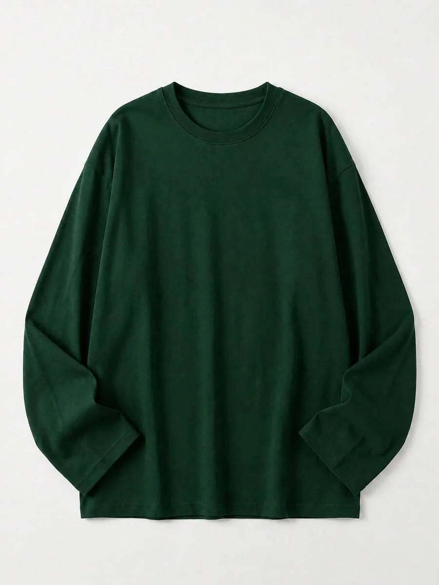 Oversized T-shirt met lange mouwen