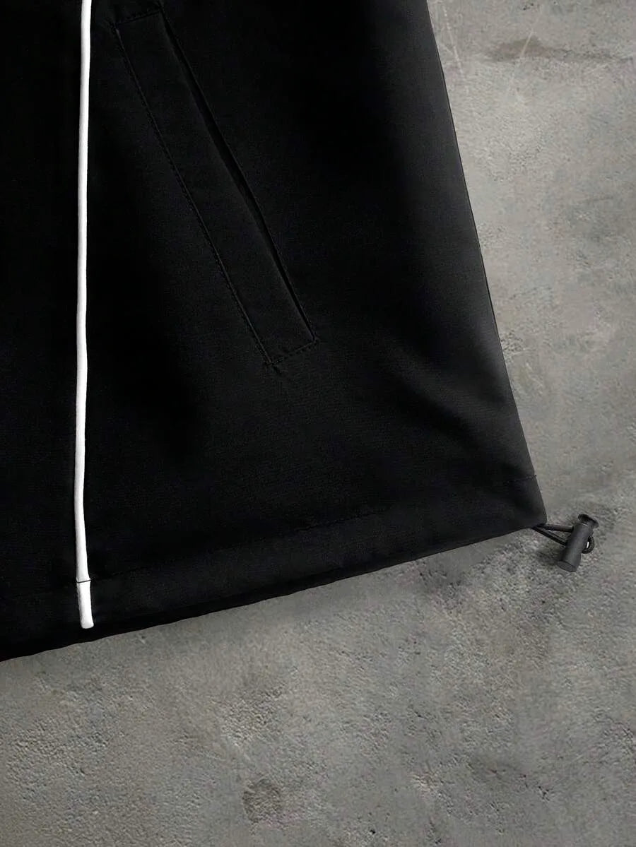 Oversized parka met plaid patroon