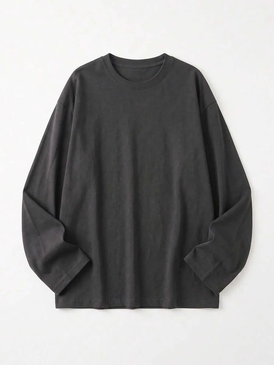 Oversized T-shirt met lange mouwen