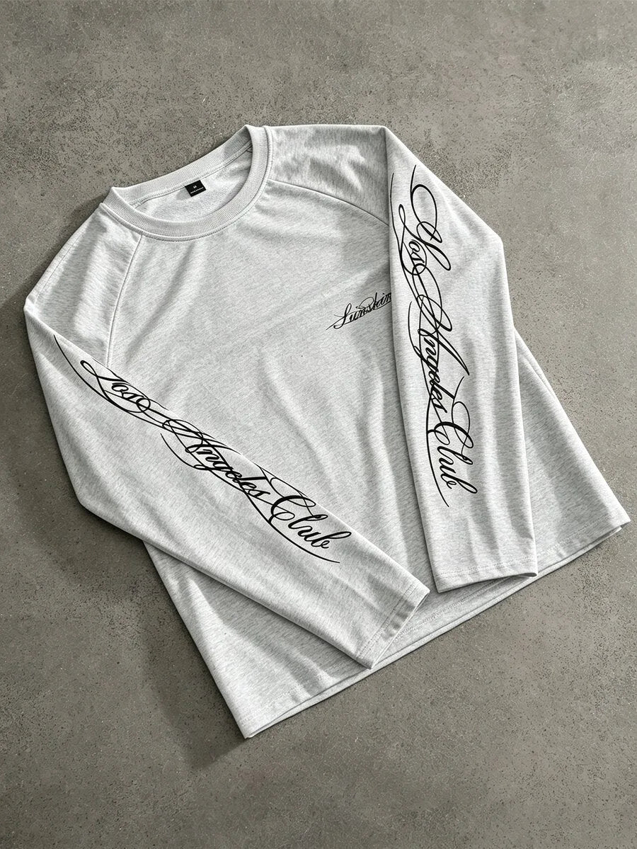 Longsleeve met handgeschreven print