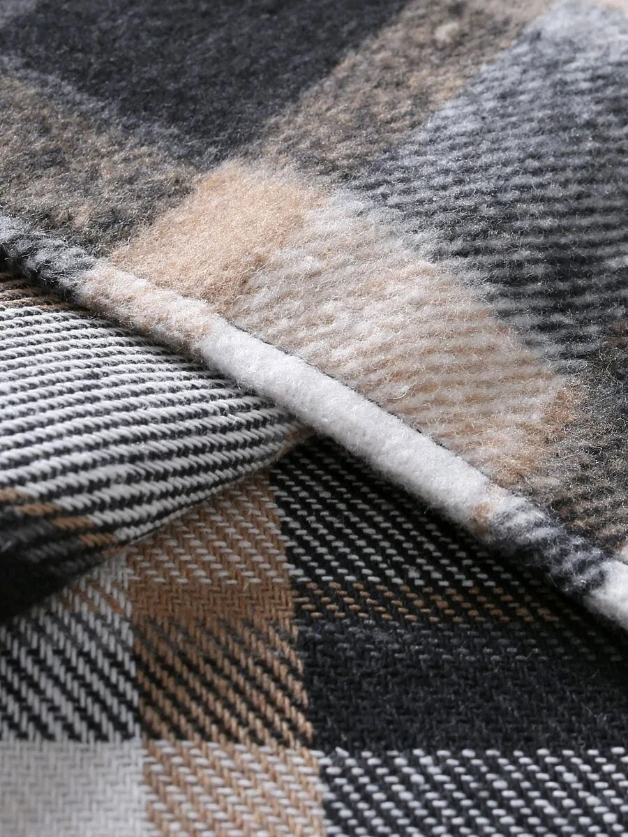 Overshirt met plaid patroon