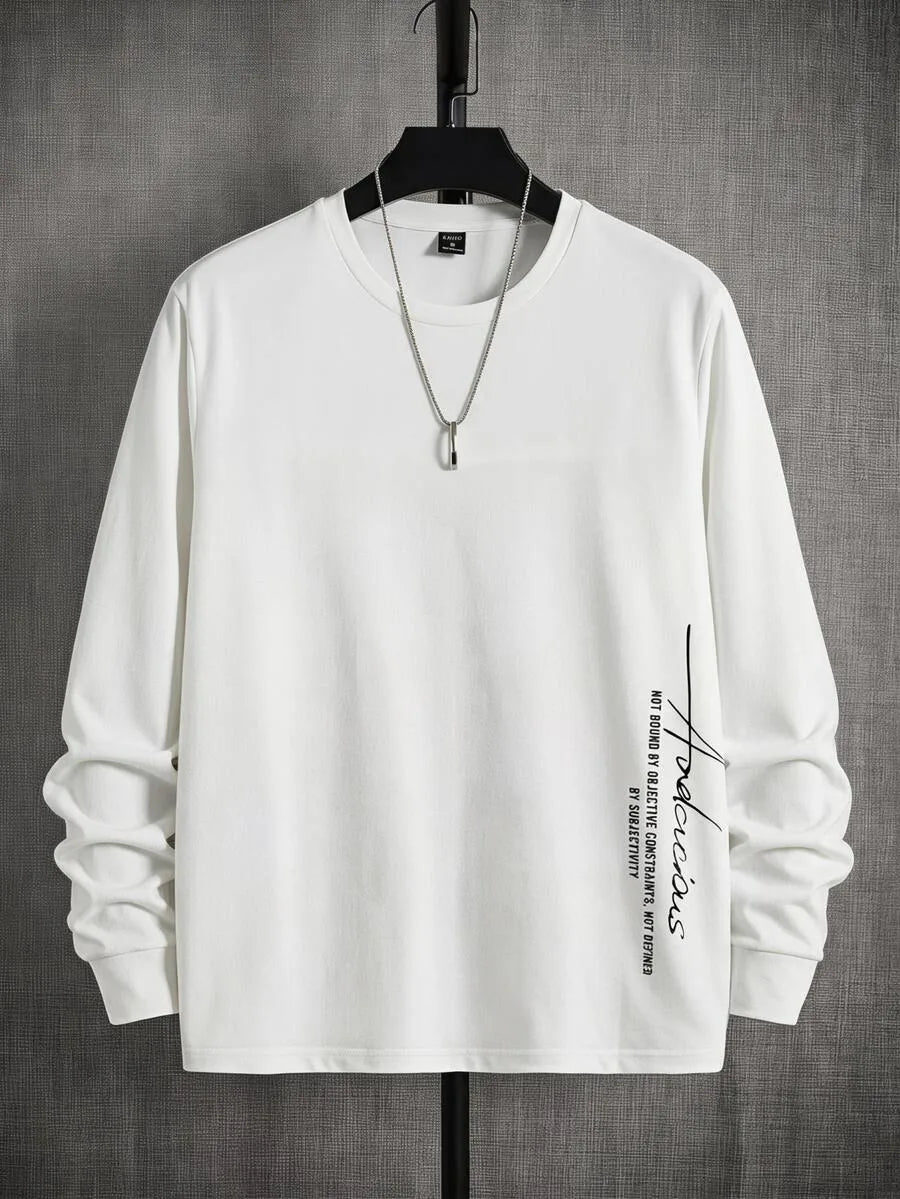 Longsleeve met text print