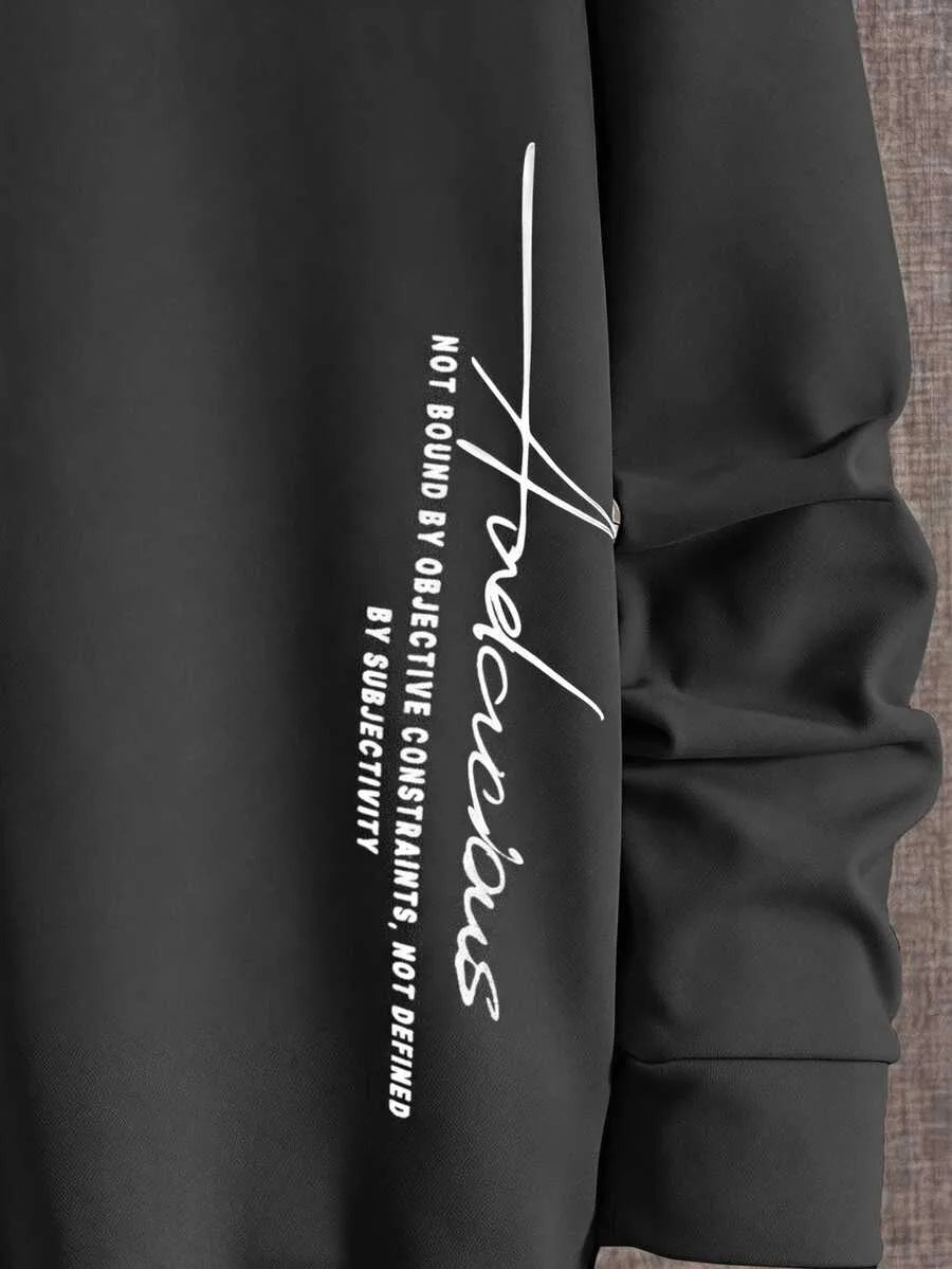 Longsleeve met text print
