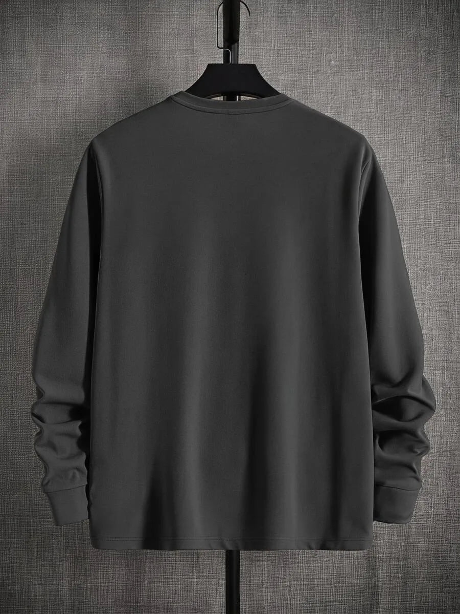 Longsleeve met text print