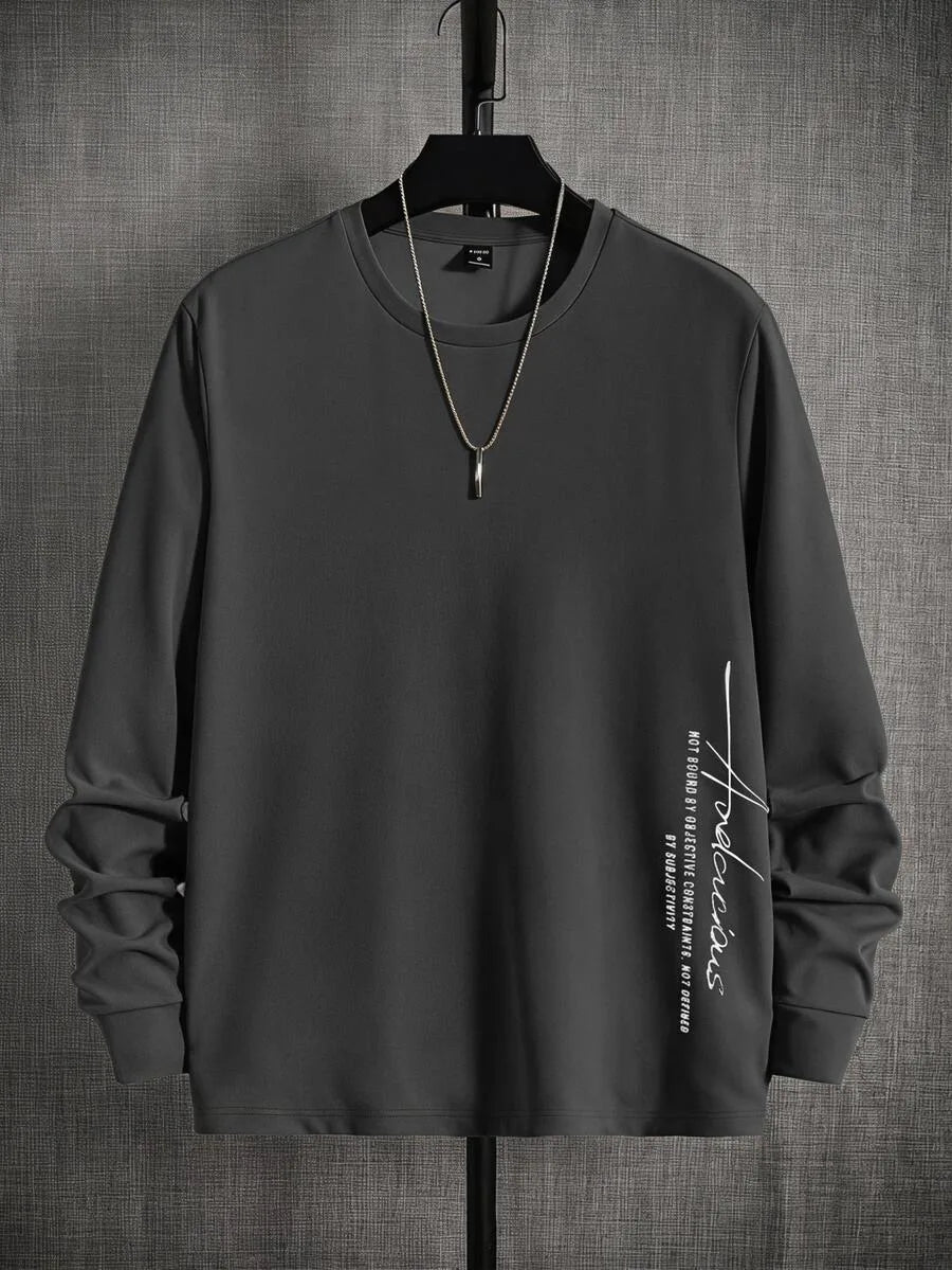 Longsleeve met text print