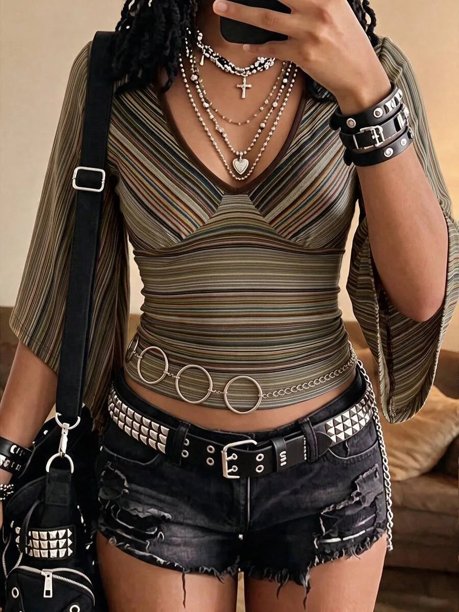 Slim fit crop top