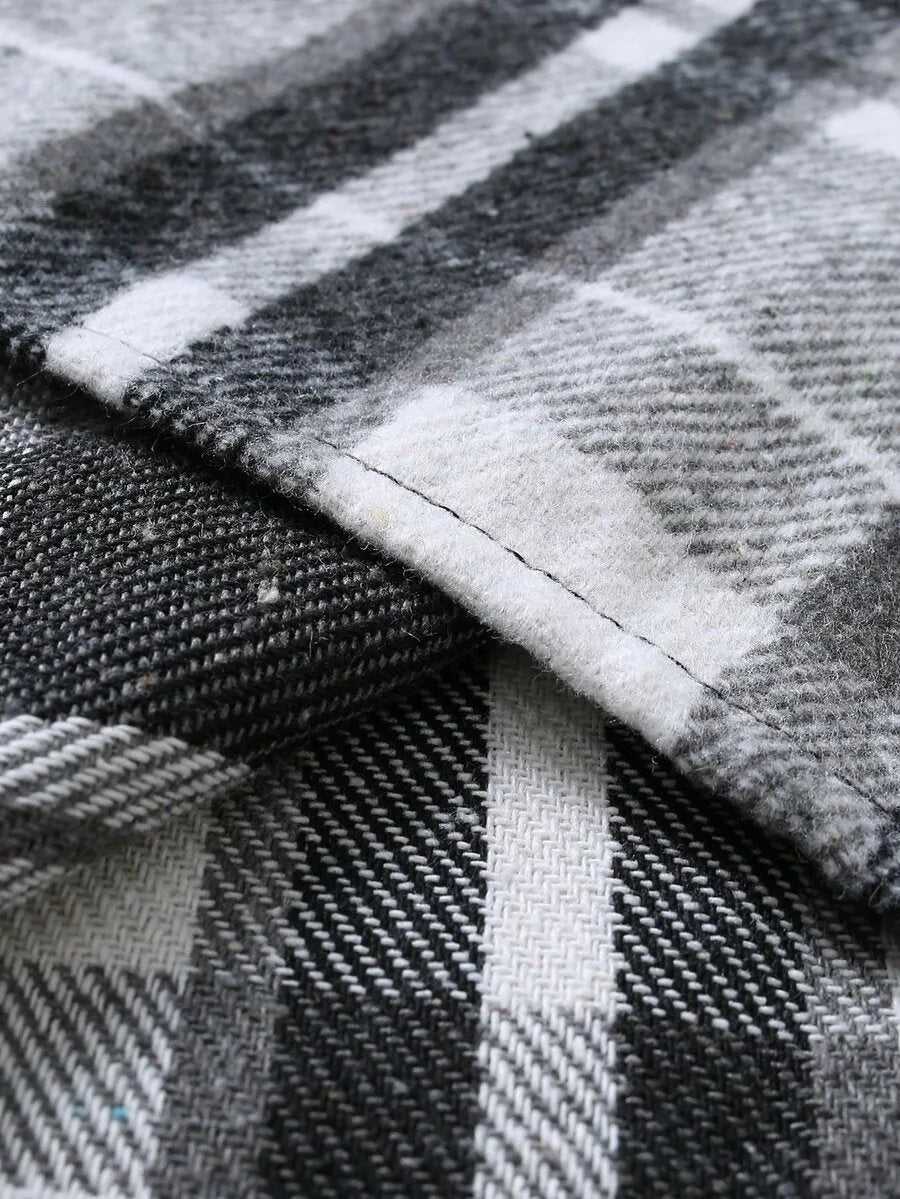 Overshirt met plaid patroon