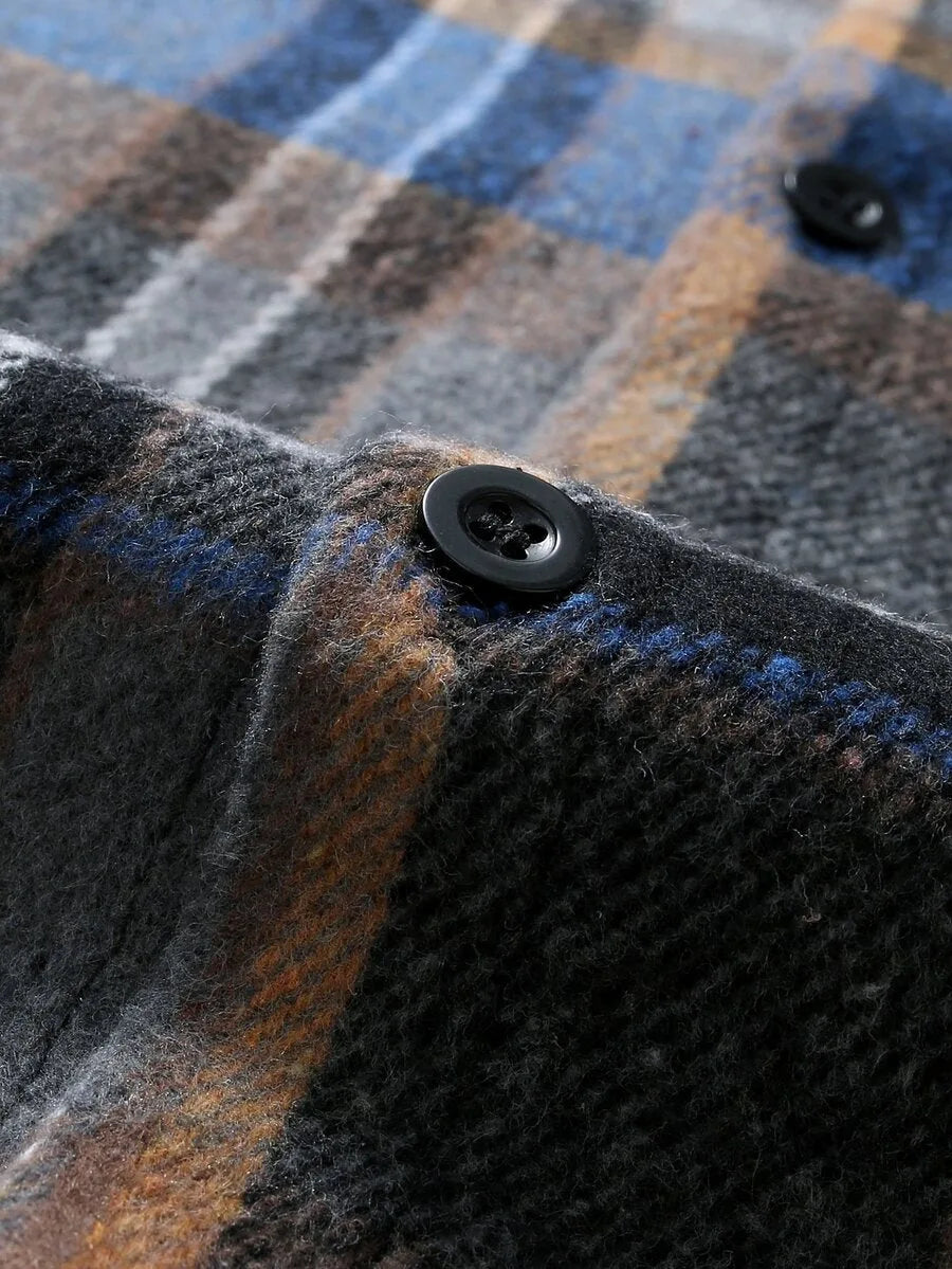 Overshirt met plaid patroon
