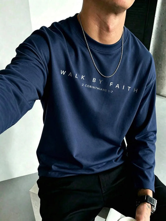 Longsleeve met letterprint