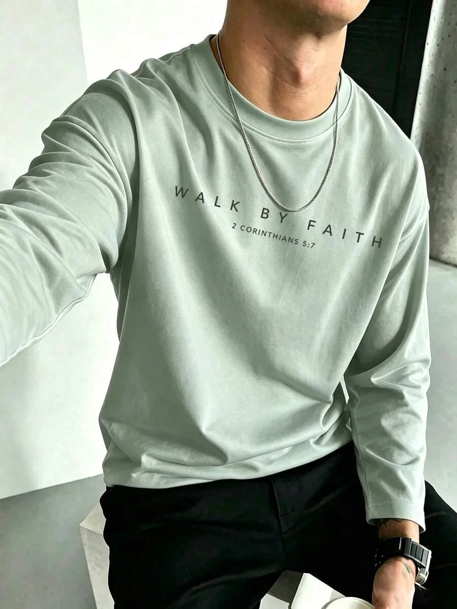 Longsleeve met letterprint