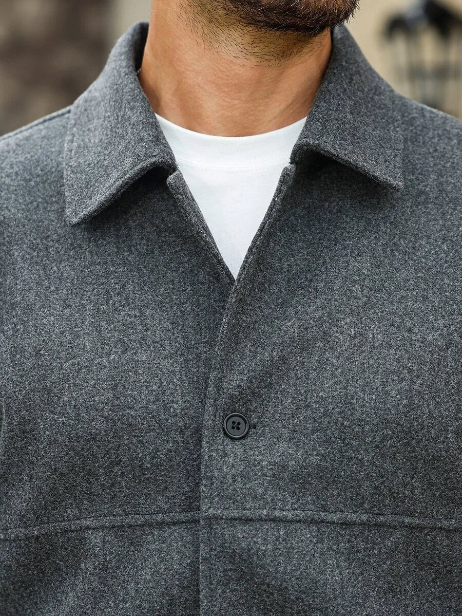 Bomberjack met collared neckline
