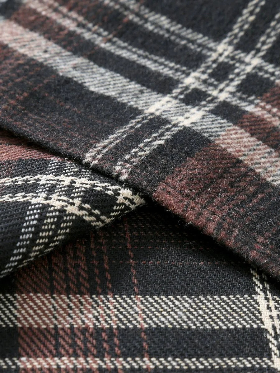 Overshirt met plaid patroon