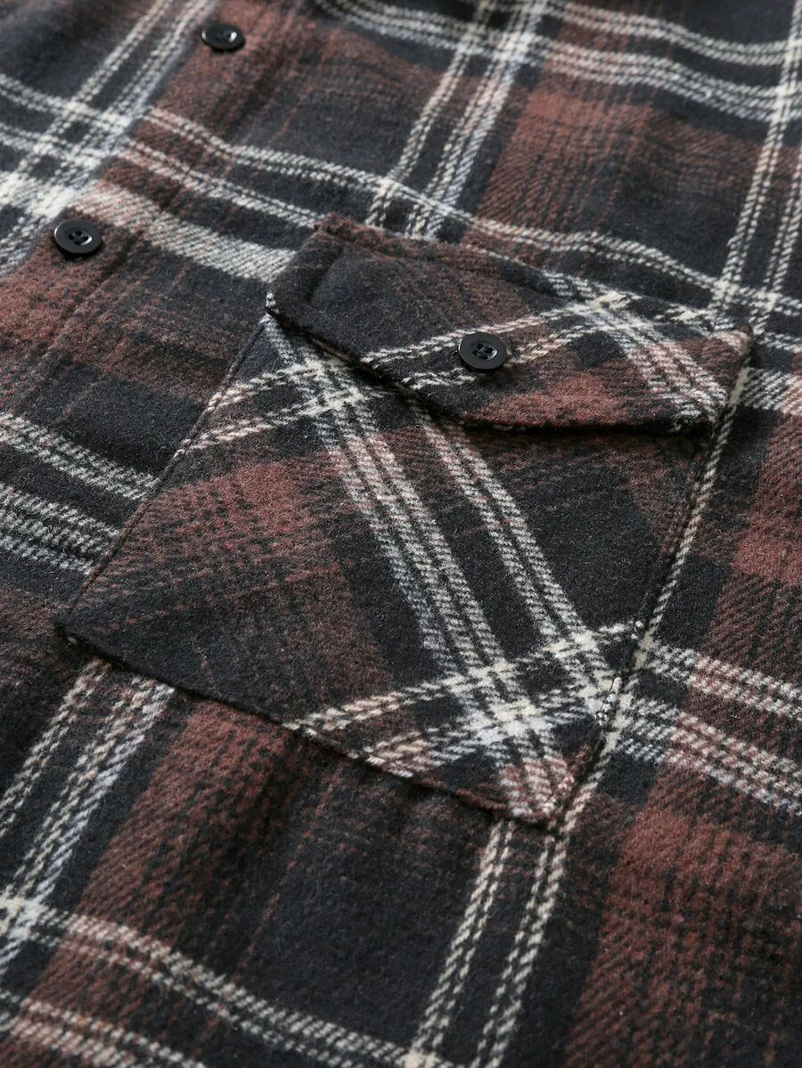 Overshirt met plaid patroon