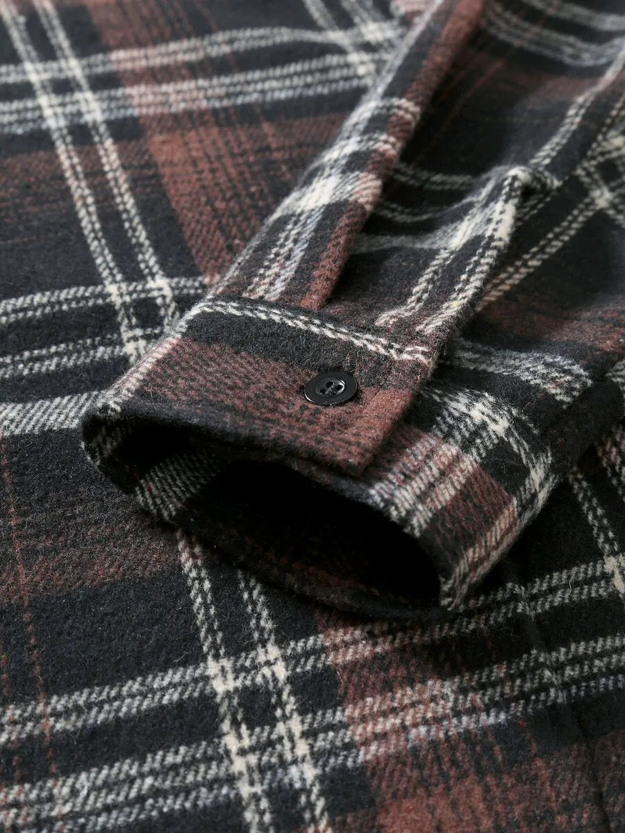 Overshirt met plaid patroon