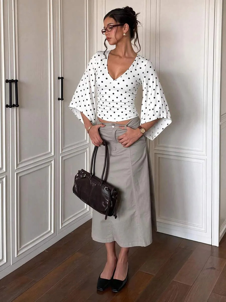 Slim fit crop top