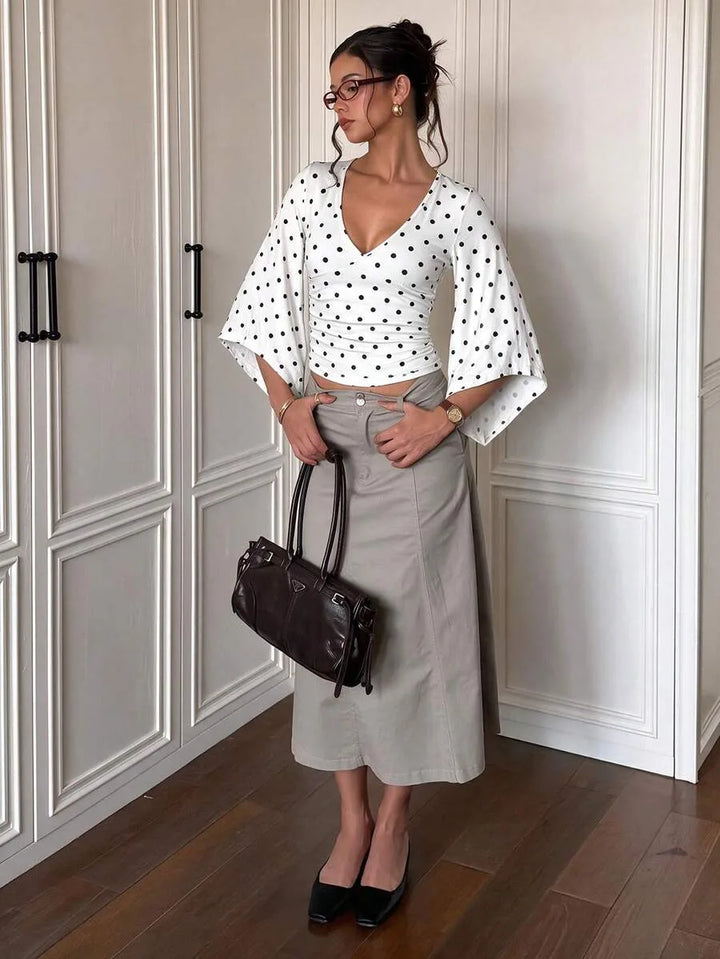 Slim fit crop top