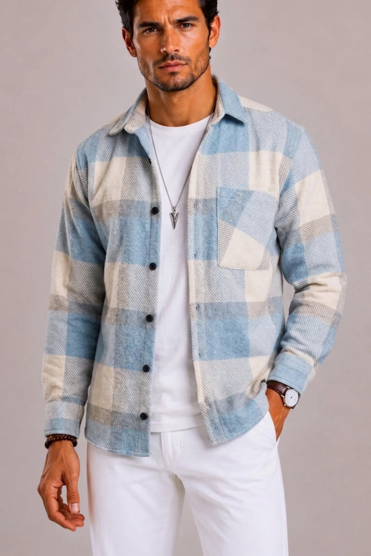 Casual overhemden met mandarin collar