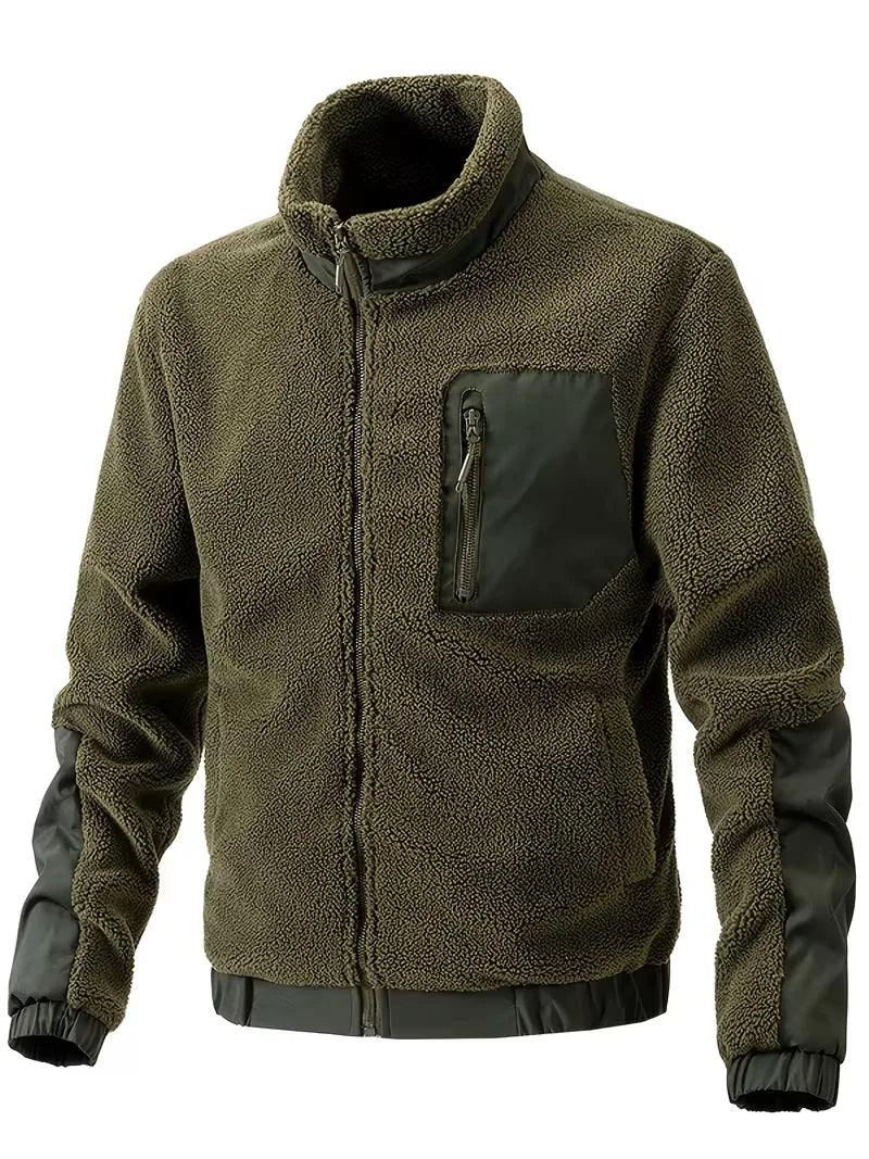 Bomberjack met fleece materiaal