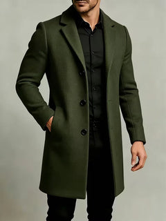 Trenchcoat met lapel collar