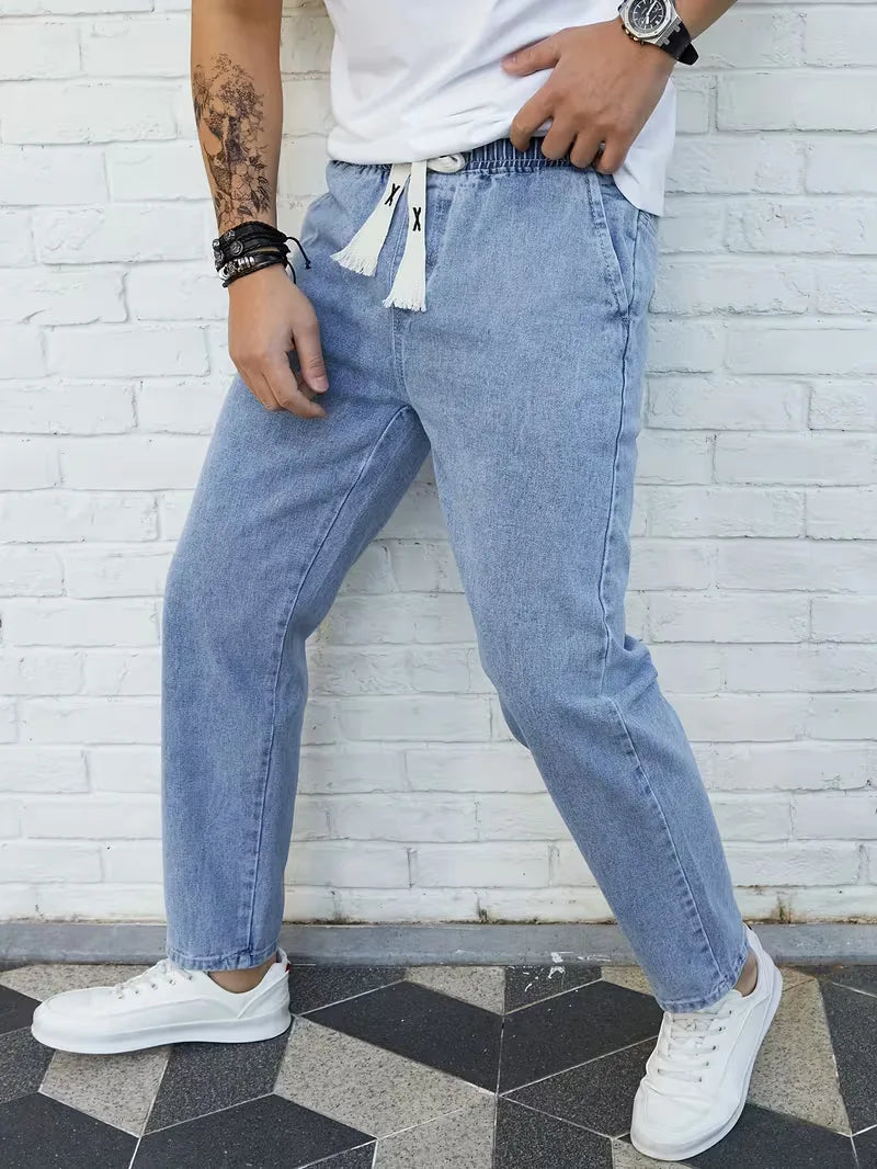 Joggers met elastische tailleband